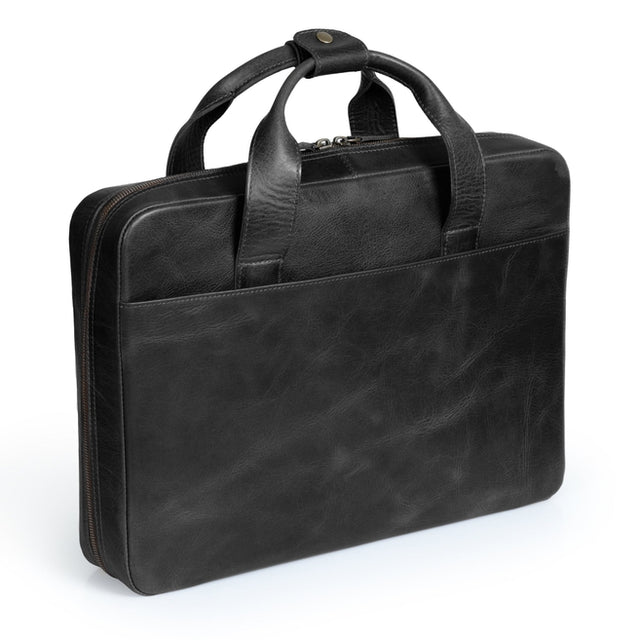 Leather Travel 16” Laptop Briefcase