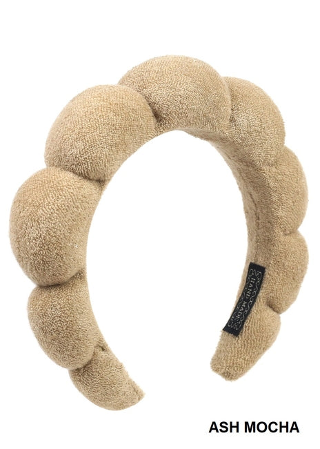 Spa Sponge Terry Towel Hair Headband