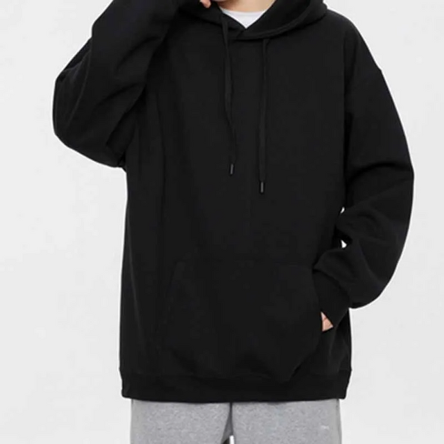 Casual Basic Solid Color Long Sleeve Hoodie