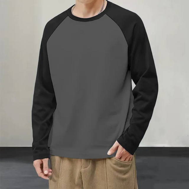 Men Casual Versatile Sports Long Sleeve T-Shirt