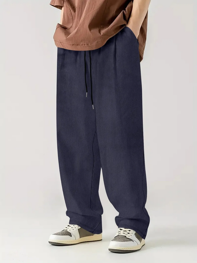 Corduroy Loose Straight Pants