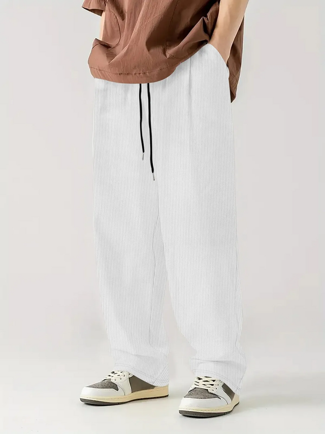 Corduroy Loose Straight Pants