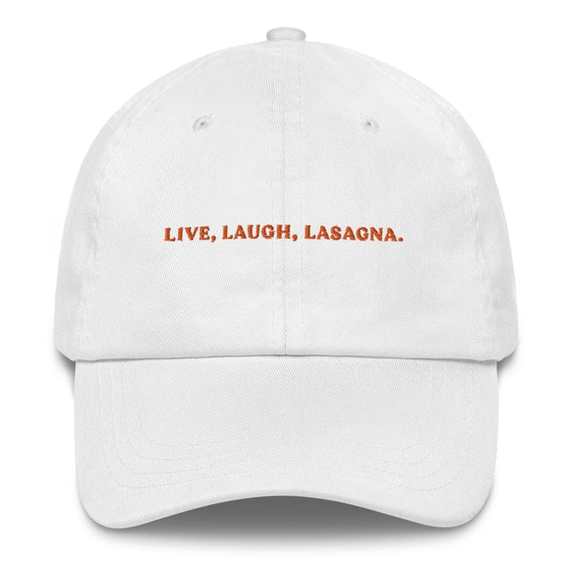 Live, Laugh, Lasagna - Cap