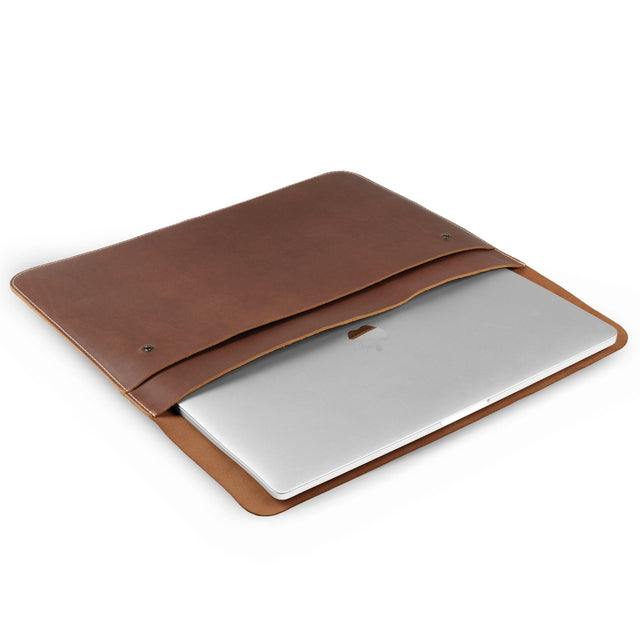 Leather and Sleeve Bag for MacBook Pro