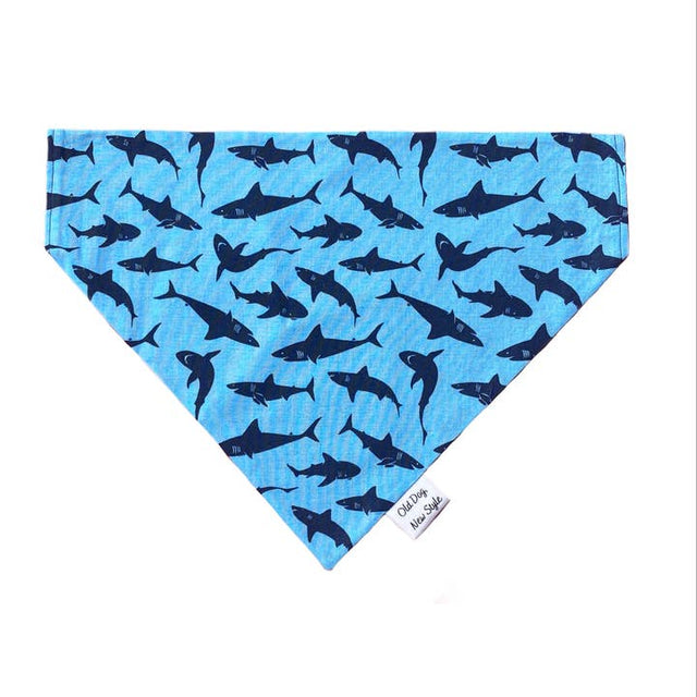 Shark Nautical Dog Bandana