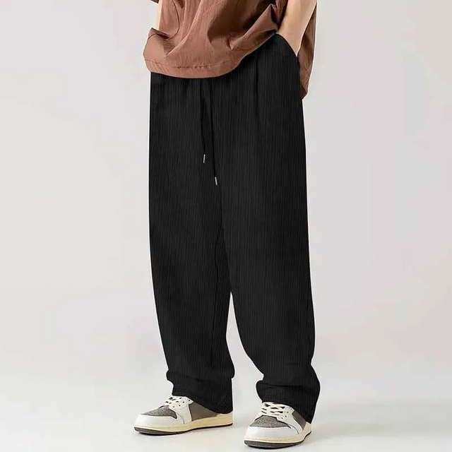 Corduroy Loose Straight Pants