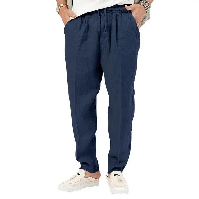 Casual Solid Color Straight Pants