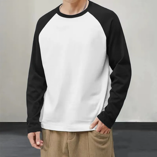 Men Casual Versatile Sports Long Sleeve T-Shirt