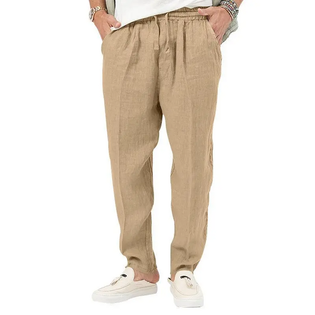 Casual Solid Color Straight Pants