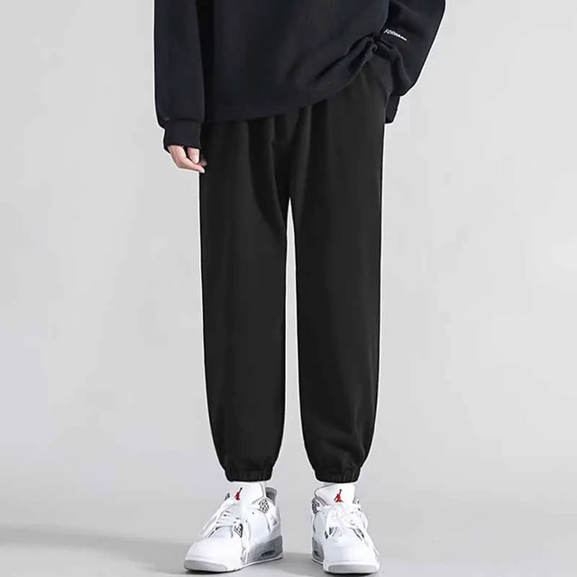 Casual Basic Solid Color Jogger Sweatpants