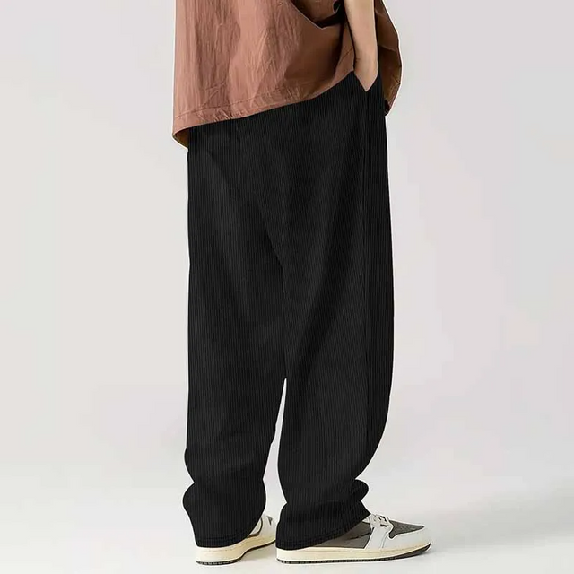 Corduroy Loose Straight Pants