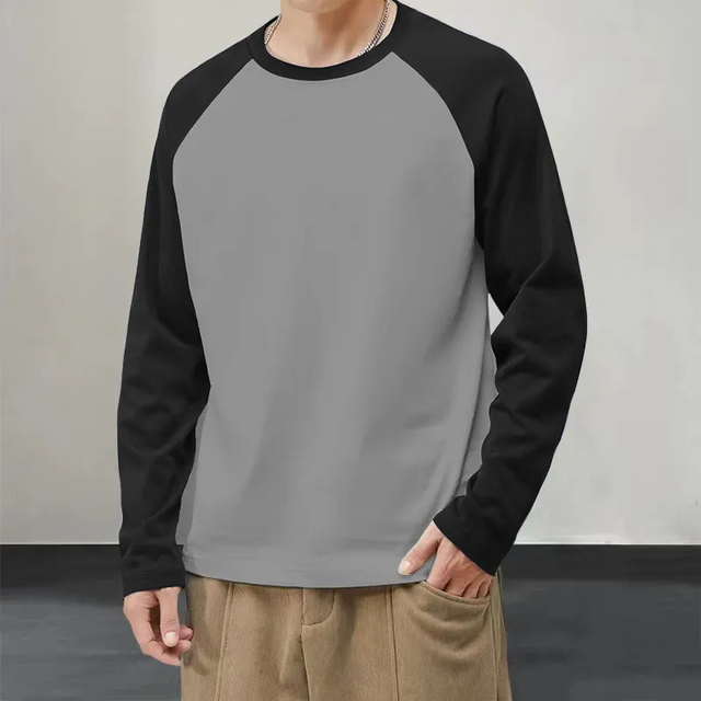 Men Casual Versatile Sports Long Sleeve T-Shirt