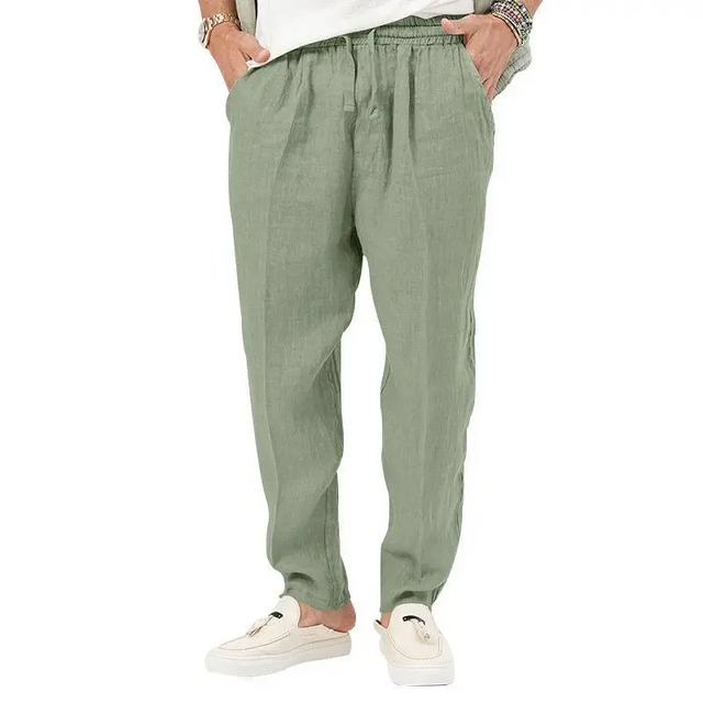 Casual Solid Color Straight Pants