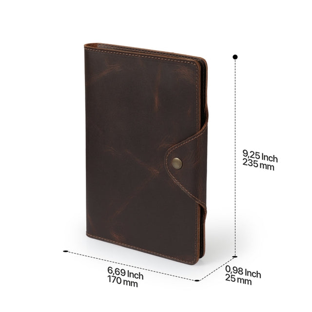 Leather Portfolio with Notepad