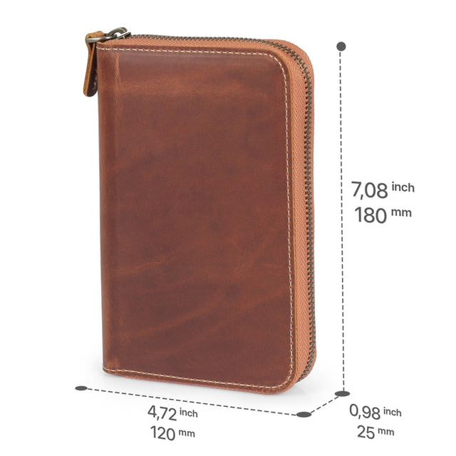 Leather Padfolio with Pencil Holder