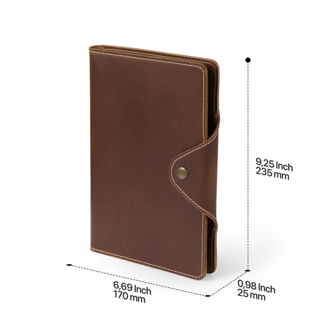 Leather Portfolio with Notepad