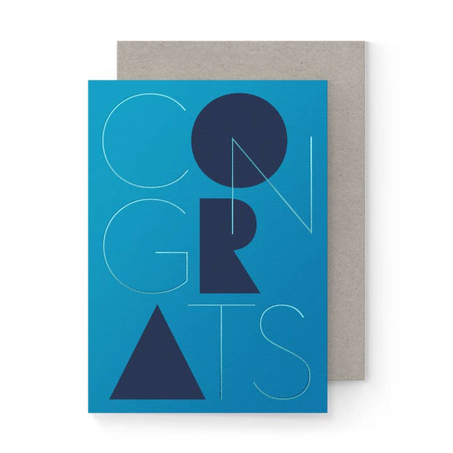 Congrats A6 Folded Card