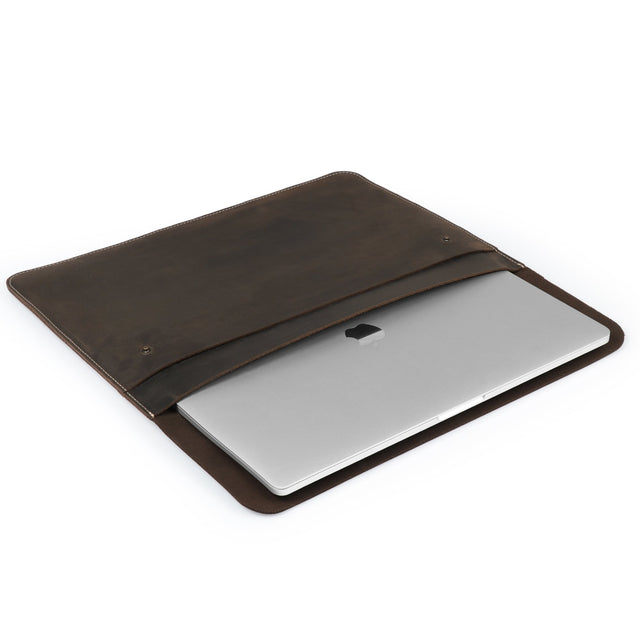 Leather and Sleeve Bag for MacBook Pro