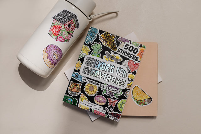 Stickers for Everything: A Book of 500 Waterproof Stickers