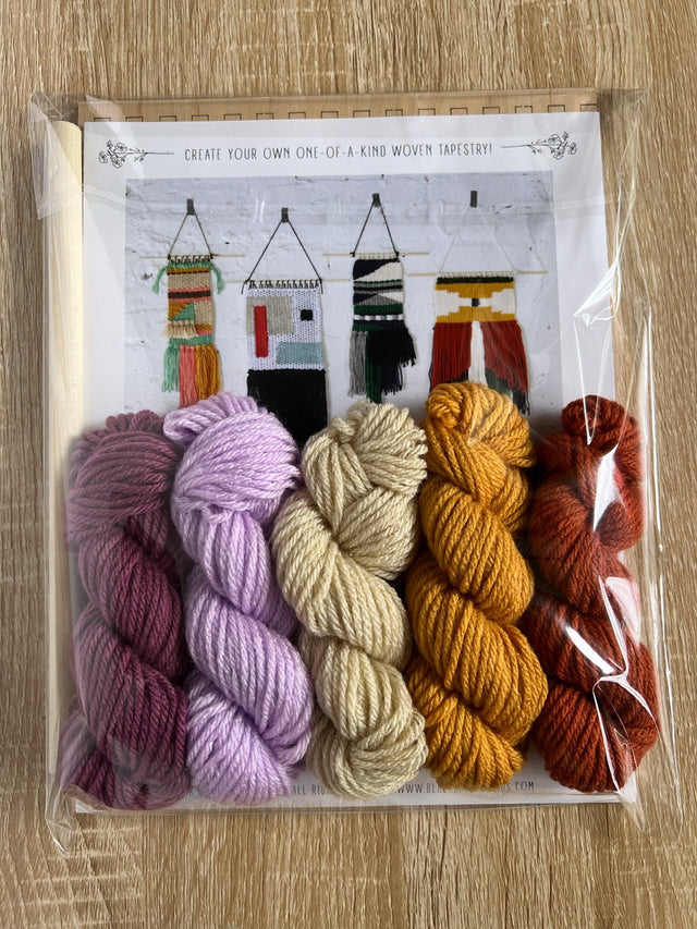 DIY Tapestry Weaving Kit for Beginners - Yarn & Fiber Crafts