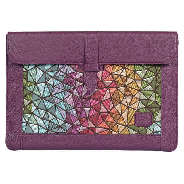 Leather Sleeve, Bohemian Bag for MacBook Pro