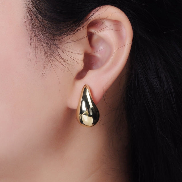 Teardrop Stud Earrings