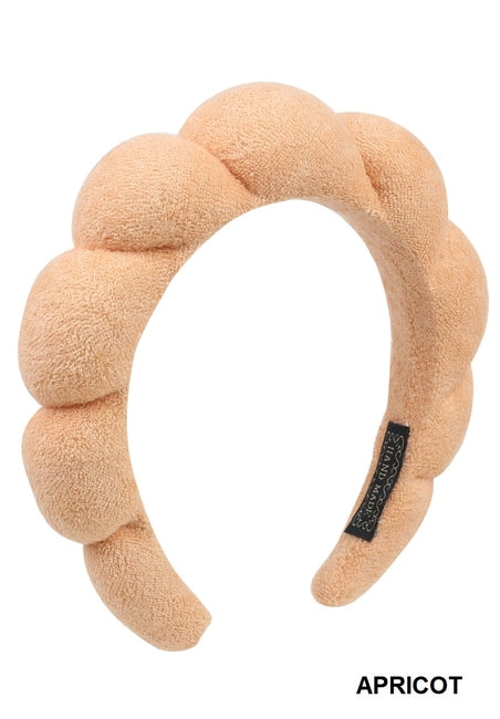 Spa Sponge Terry Towel Hair Headband