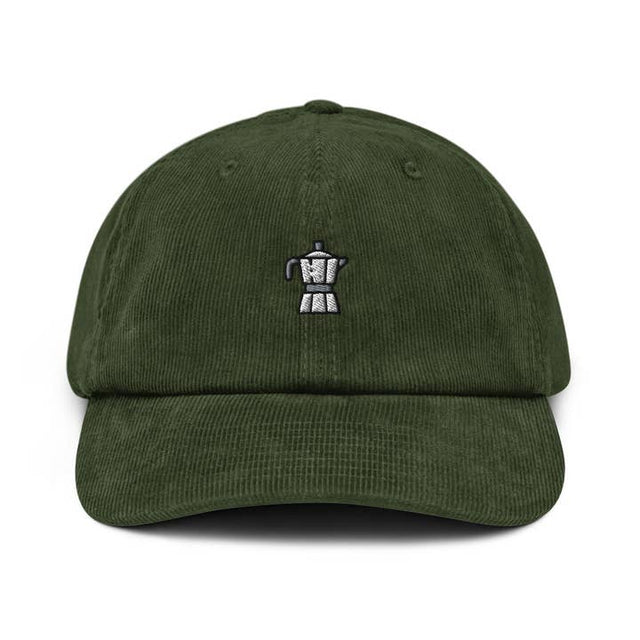 Italian Coffee - Corduroy Embroidered Cap