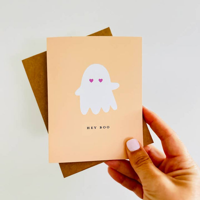 Hey Boo Greeting Card