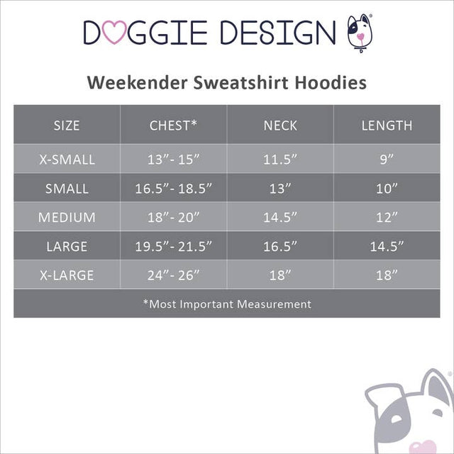 Weekender Dog Sweatshirt Hoodie - Black & White Plaid Flannel