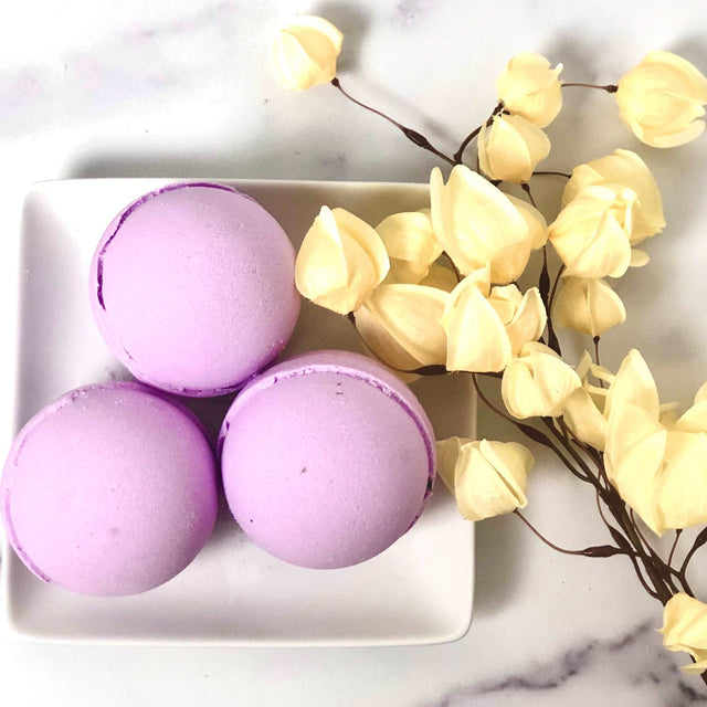 Lavender Bubbling Bath Bombs