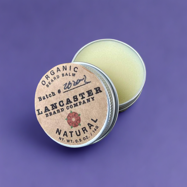 Natural (Unscented) Organic Beard Balm