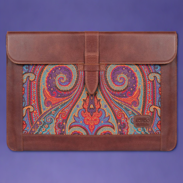 Leather Sleeve, Bohemian Bag for MacBook Pro