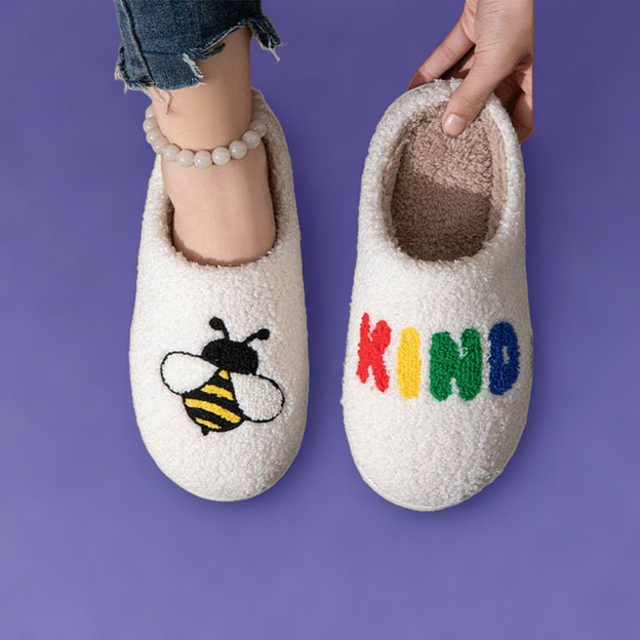 Novelty Soft Plush Cozy Slippers (size S/M)