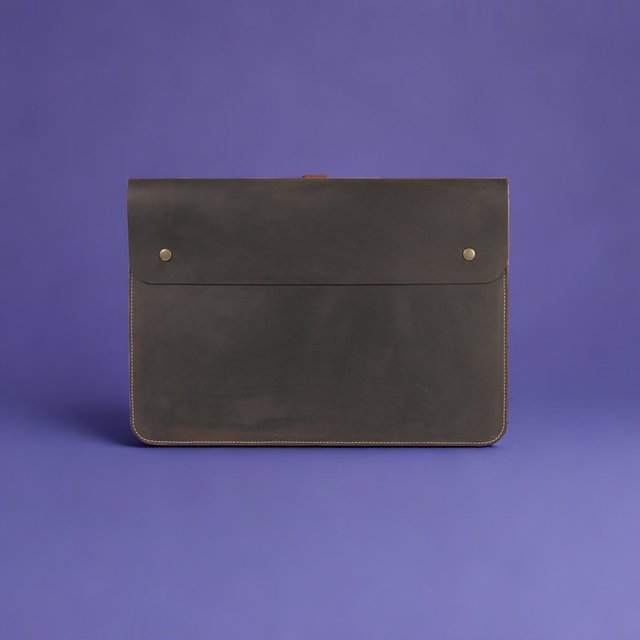 Leather and Sleeve Bag for MacBook Pro