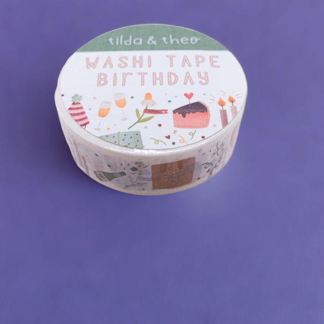 Washi Tape - Birthday