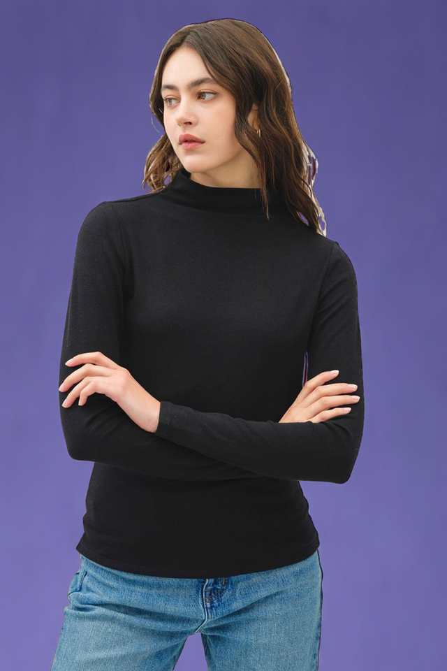 Neck Long Sleeve T-Shirt