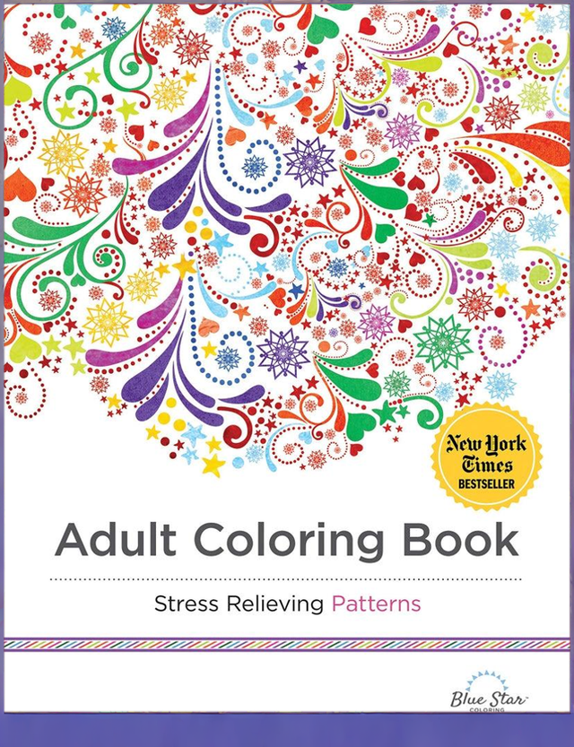 Adult Coloring Book: Stress Relieving Patterns