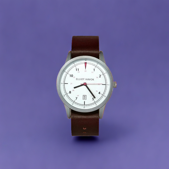 White Classic Havok Watch - 40mm