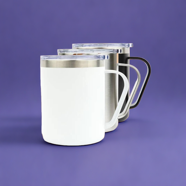 Insulated Metal Travel Coffee Mug