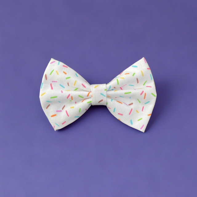 Birthday Sprinkle Dog Bowtie