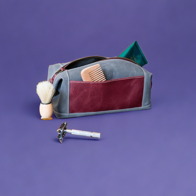 Leather Toiletry Bag