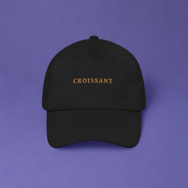 Croissant - Embroidered Cap