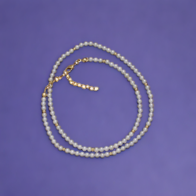 Handmade Fresh Water Pearl Necklace Beaded Jewelry for woman