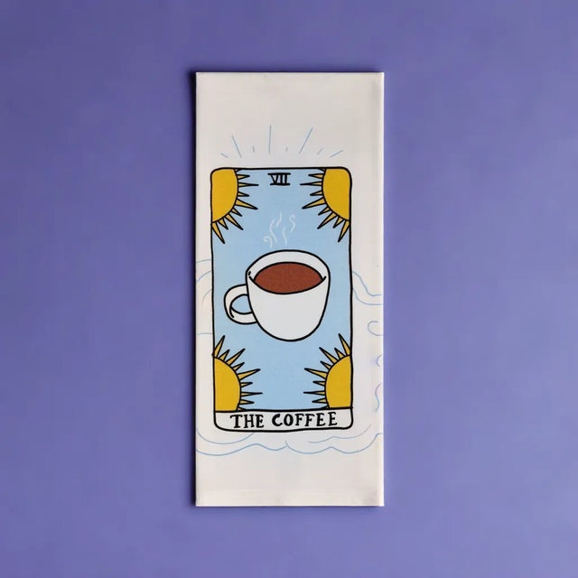 The Coffee Kitchen Tarot Dishtowel