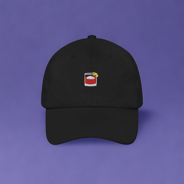 Negroni Glass - Embroidered Cap