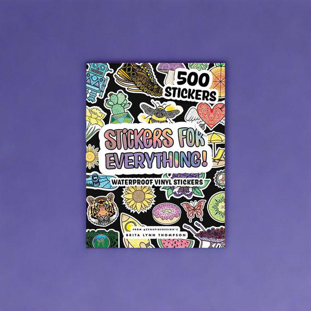 Stickers for Everything: A Book of 500 Waterproof Stickers