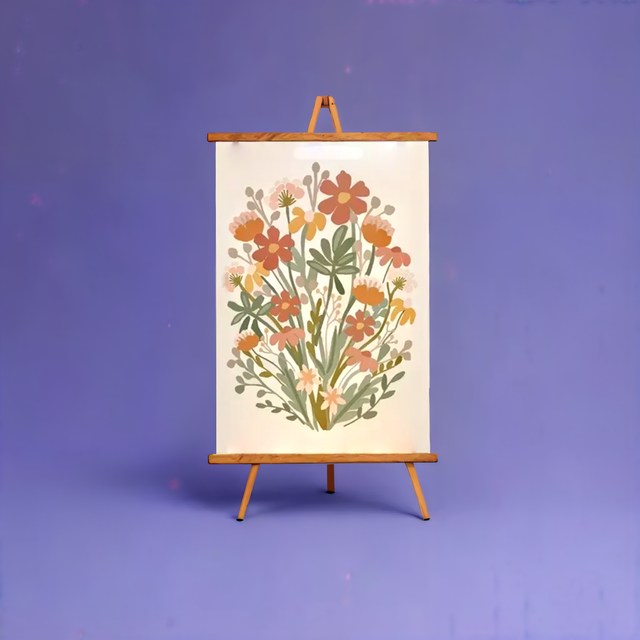 Wildflowers Meditative Art Paint by Number Kit