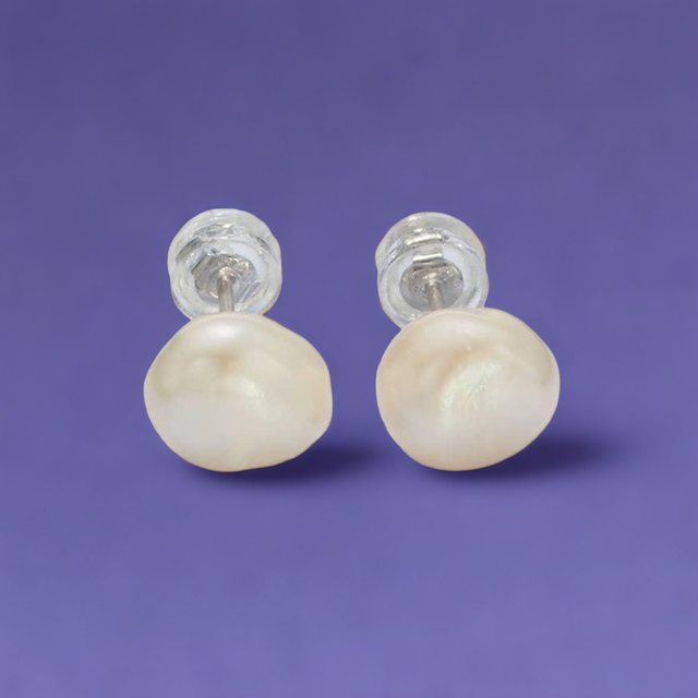 Pearl Stud Earrings