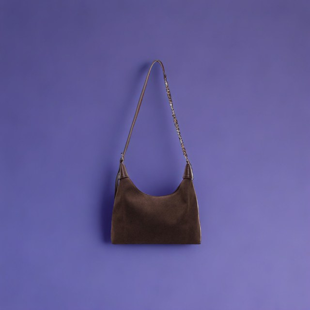 Suede Adjustable Strap Shoulder Bag